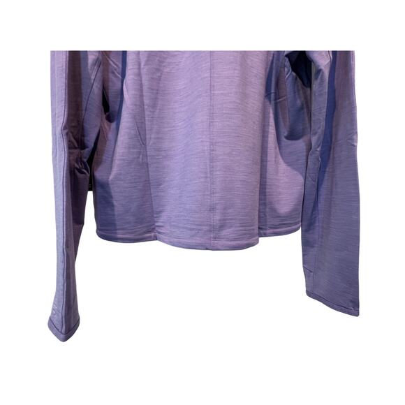 Allbirds Top Wmns XXLarge Quarter Zip Pullover Sweatshirt Mid Layer Run Purple - Picture 7 of 13